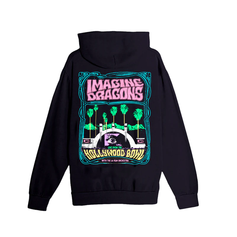 Imagine Dragons - Live Hollywood Bowl Film Palm Tree Hoodie