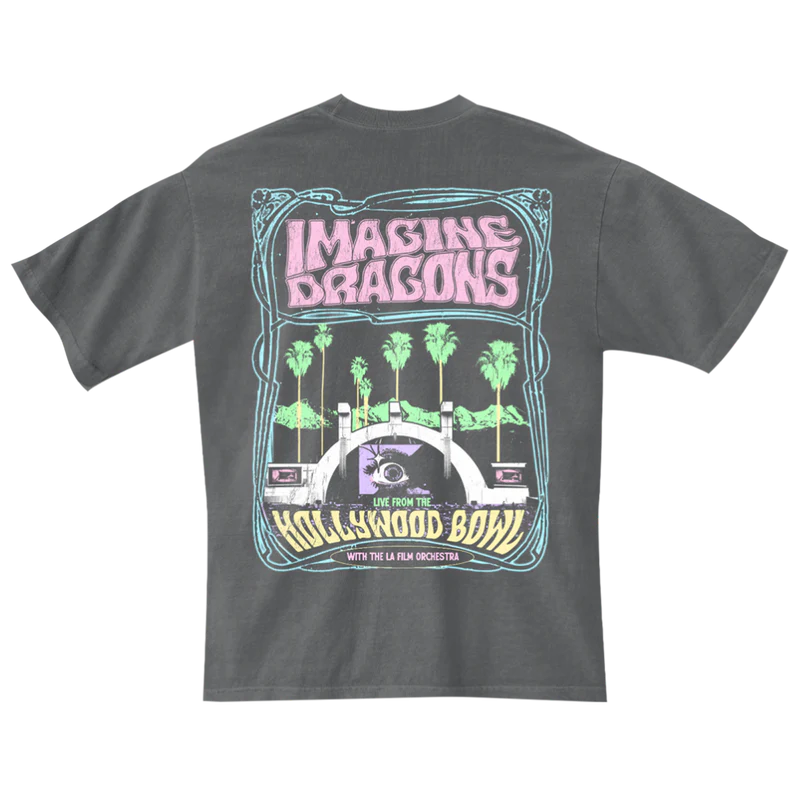 Imagine Dragons - Live Hollywood Bowl Film Palm Tree Tee