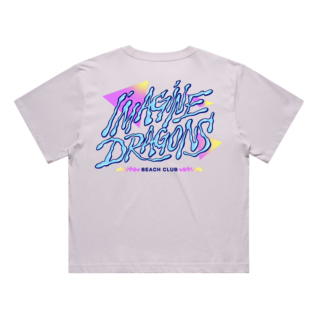 Imagine Dragons - Beach Club Ladies Crop Tee