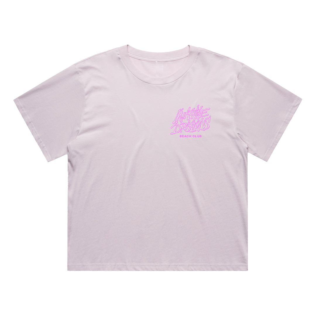 Imagine Dragons - Beach Club Ladies Crop Tee