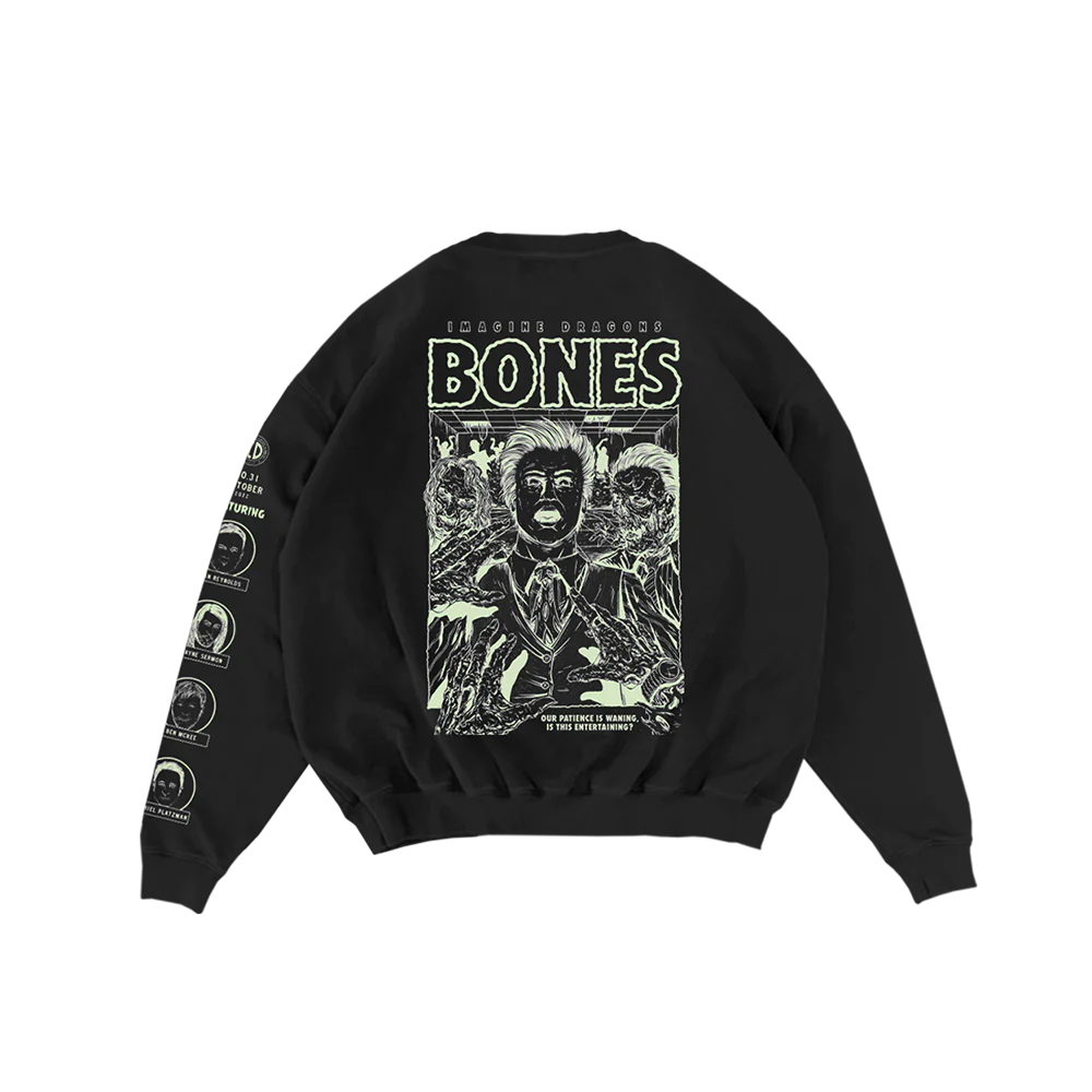 Imagine Dragons - Glow-In-The-Dark Bones Crewneck