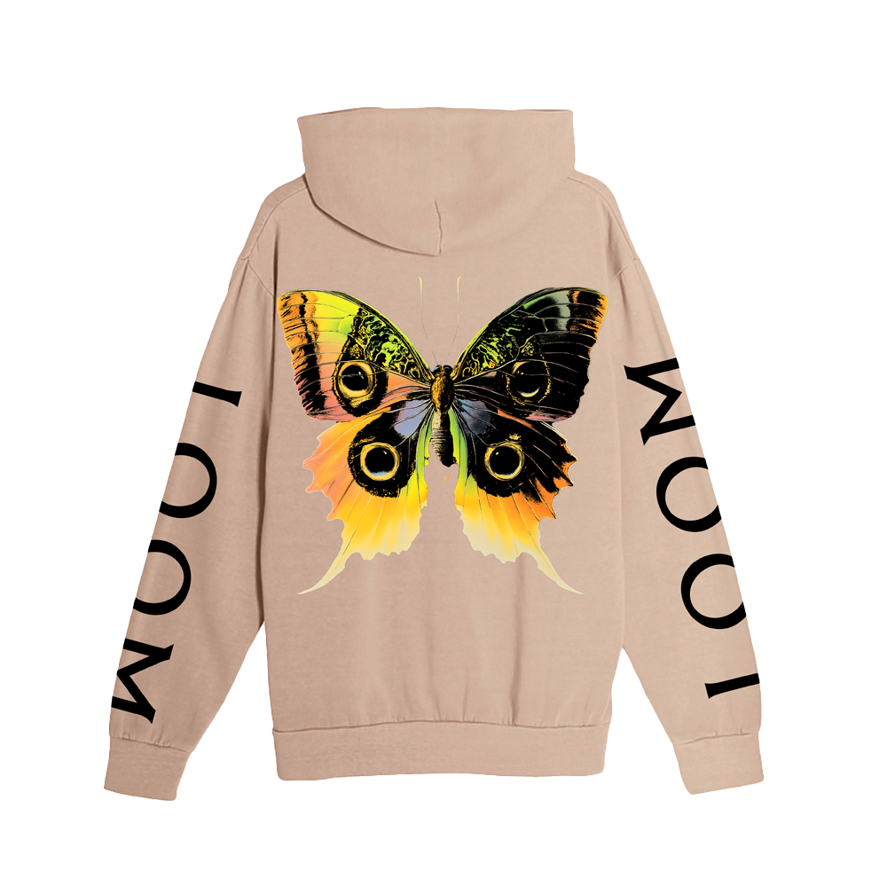 Imagine Dragons - Loom Butterfly Tan Hoodie