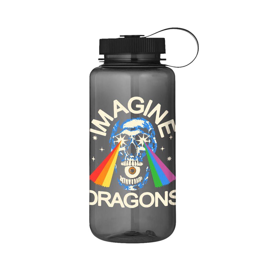 Imagine Dragons - Rainbow Laser Skull Nalgene Water Bottle