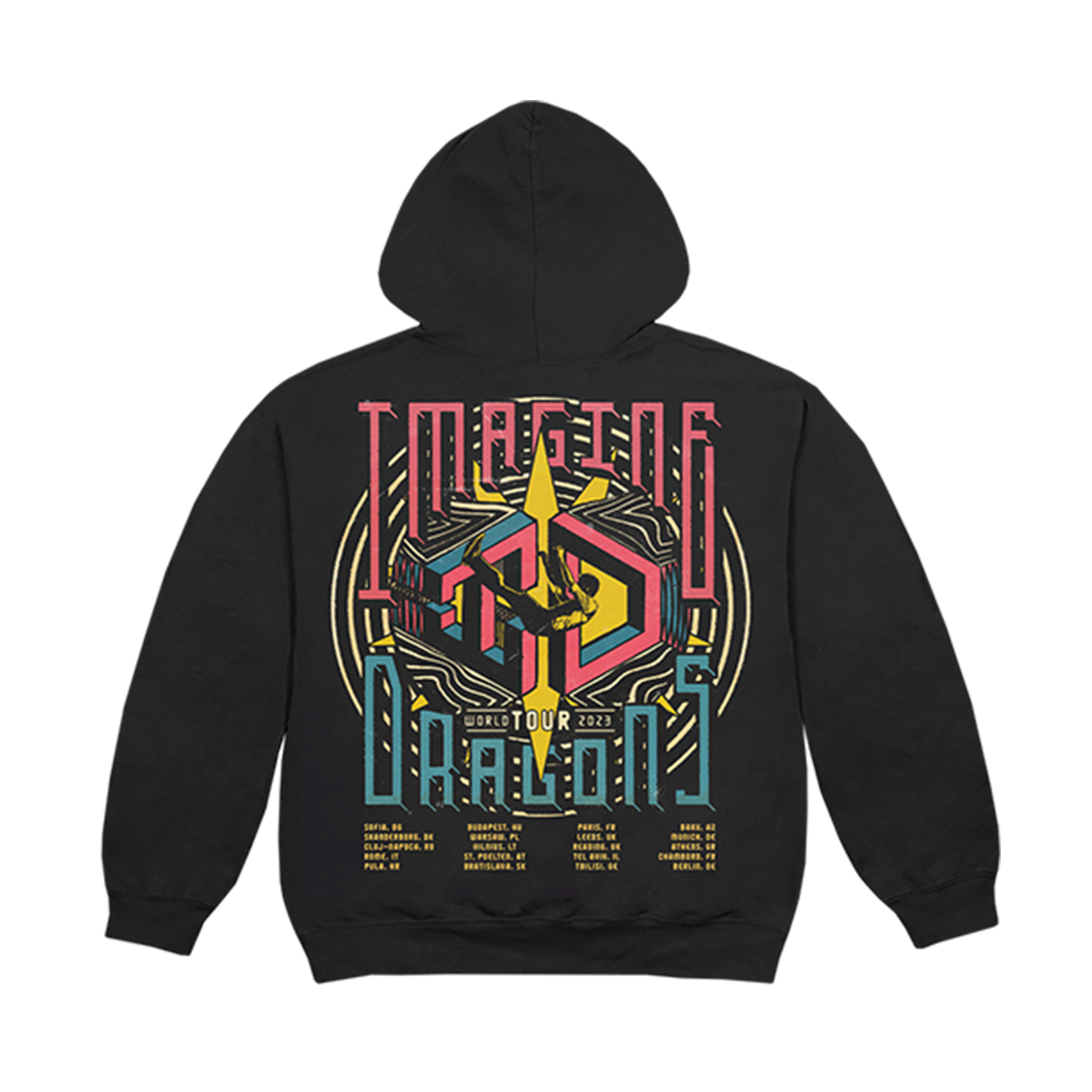 Black EU Tour Hoodie Imagine Dragons